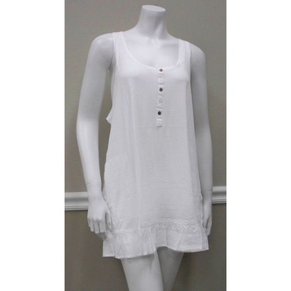 Park Vogel Lace Trim Racerback Tunic - Picture 1 of 3